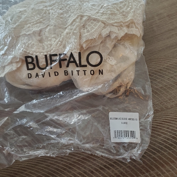 Womens David Bitton Buffalo Blouse - Picture 3 of 3